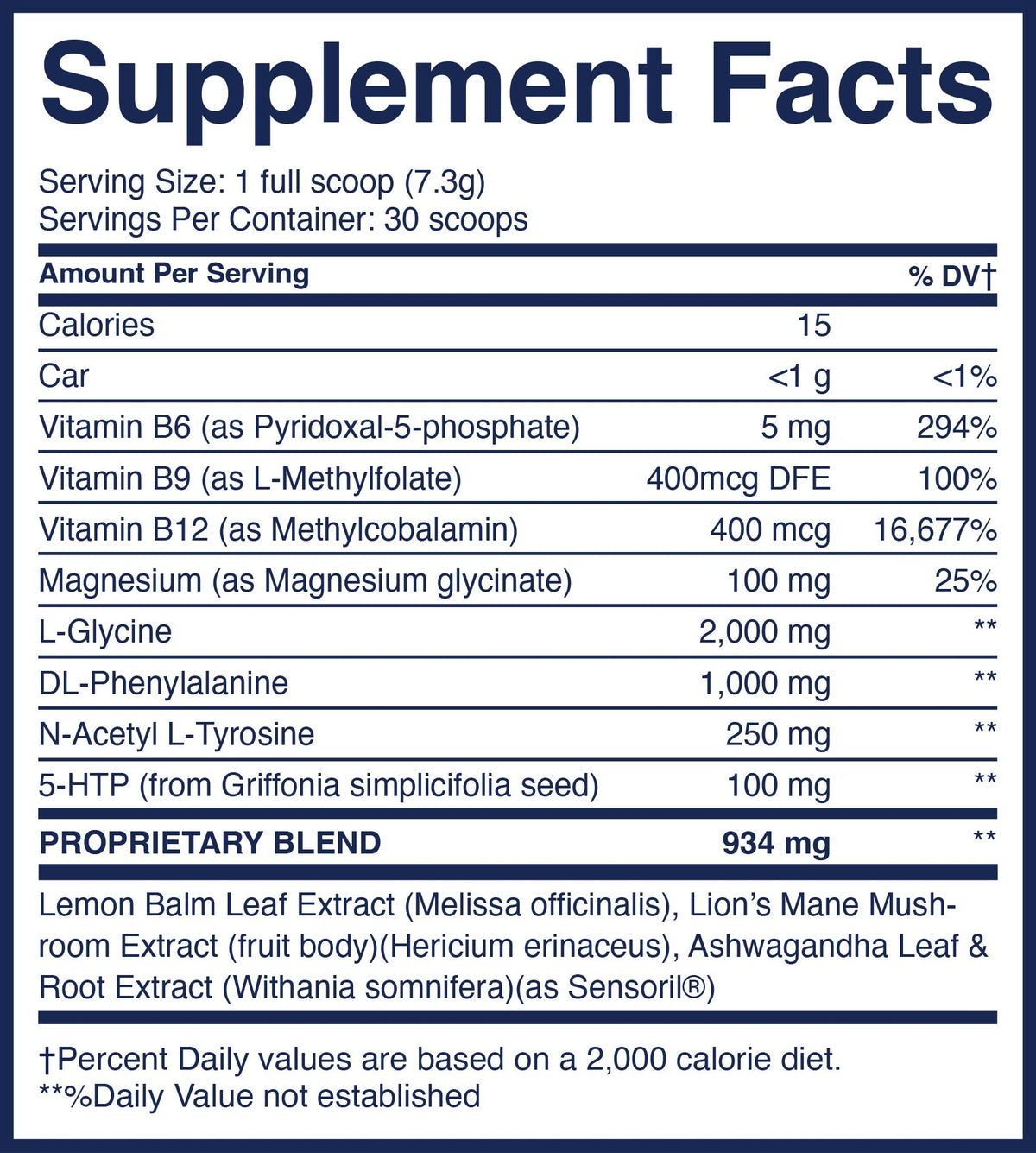 Supplement Facts