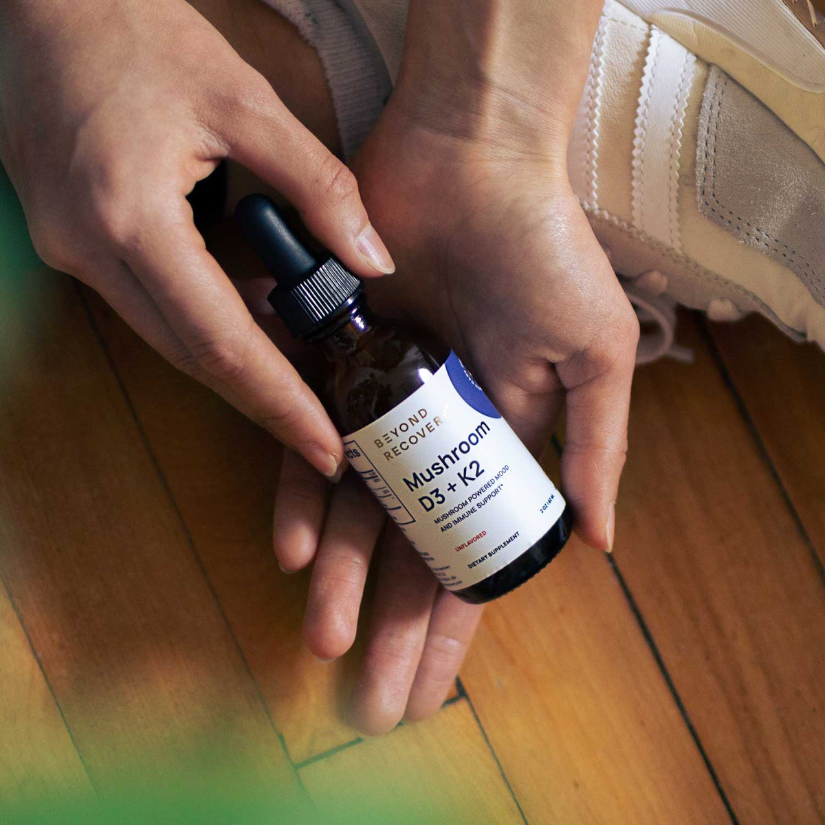 Fungi-Powered Vitamin D3 + K2 & Red Reishi
