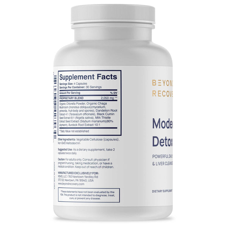 Beyond Recovery Modern Detox Liver Cleanse Supplement Vitamin Doctors