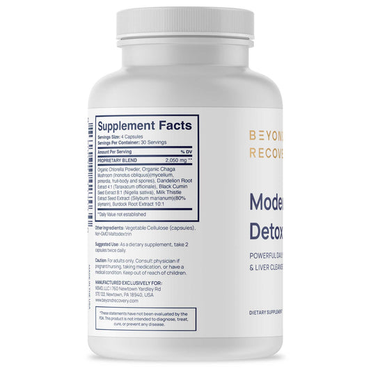 Beyond Recovery Modern Detox Liver Cleanse Supplement Vitamin Doctors