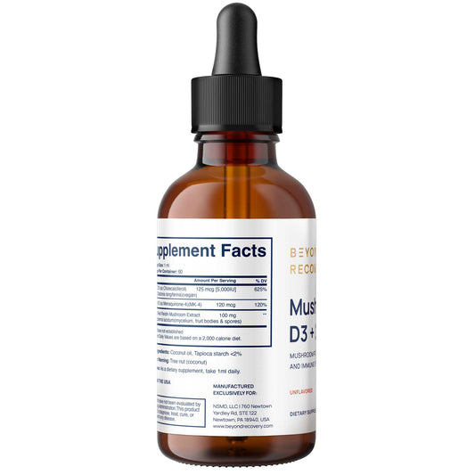 Beyond Recovery D3 K2 Mushroom Vitamin Red Reishi Extract